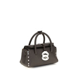 Zanellato Brown Calf Leather Bos Taurus Handbag