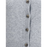 Lisa Yang Gray Cashmere Cardigan