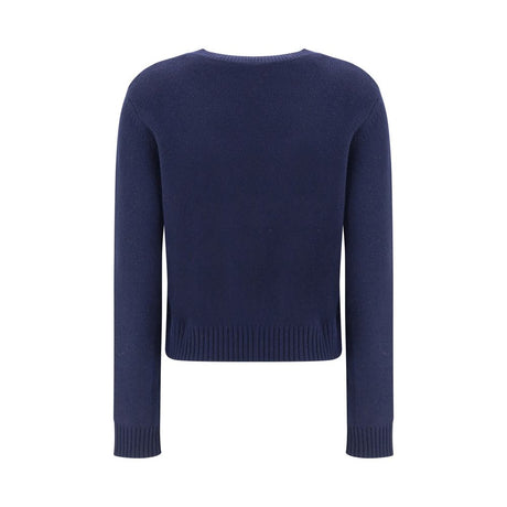 Lisa Yang Blue Cashmere Sweater