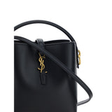 Saint Laurent Black Calf Leather Bos Taurus Shoulder Bag
