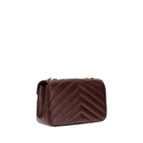Saint Laurent Bordeaux Lamb Ovis Aries Aries Shoulder Bag
