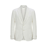 Malo White Linen Men's Jacket
