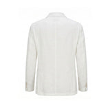 Malo White Linen Men's Jacket