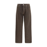 Sunflower Brown Cotton Relaxed Fit Jeans