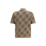 Burberry Beige Cotton Polo Shirt