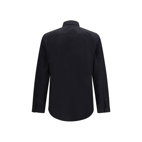 Burberry Black Cotton Dress Shirt