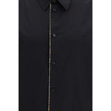 Burberry Black Cotton Dress Shirt