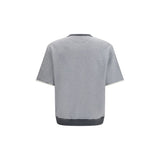 Brunello Cucinelli Gray Cotton Sweatshirt