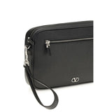 Valentino Garavani Black Calf Leather Bos Taurus Wallet
