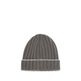Brunello Cucinelli Bicolor Cashmere Beanie