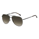 Hugo Boss Gray Metal Sunglasses