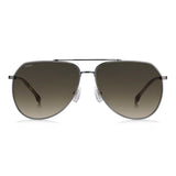 Hugo Boss Gray Metal Sunglasses