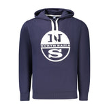 North Sails Blue Cotton Men's Hoodie