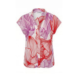 Malo Red Cotton Women Shirt