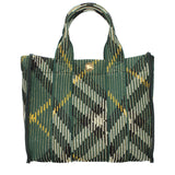 Burberry Green Fabric Handbag