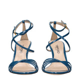 Tom Ford Blue Leather Stiletto Heel Sandals