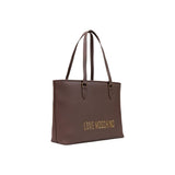 Love Moschino Brown Polyethylene Handbag