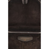 Santoni Brown Calf Leather Bos Taurus Backpack