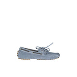 Brunello Cucinelli Blue Leather Moccassin
