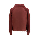 Brunello Cucinelli Bordeaux Polyester Full-Length Jacket