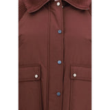 Brunello Cucinelli Bordeaux Polyester Full-Length Jacket