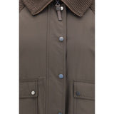 Brunello Cucinelli Brown Polyester Full-Length Jacket