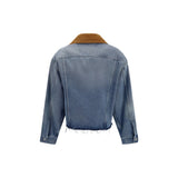 Miu Miu Blue Cotton Denim Jacket