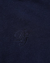 Dolce & Gabbana Blue Wool Knit Turtleneck Pullover Sweater