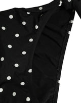 Dolce & Gabbana Black Polka Dot Swimwear Beachwear Bottom Bikini