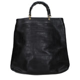 Jil Sander Black Leather Handbag