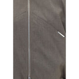 The Attico Brown Wool Oves Aries Bomber