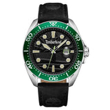 Timberland Black Leather Sport Watch