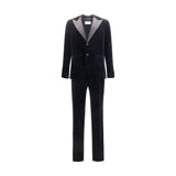 Ferragamo Black Cotton Tuxedo