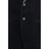 Ferragamo Black Cotton Tuxedo