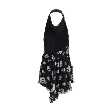 Alexander McQueen Black Silk Scarf