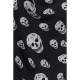 Alexander McQueen Black Silk Scarf