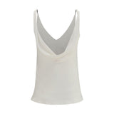 Brunello Cucinelli Beige Silk Blouse