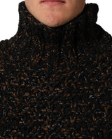 Dolce & Gabbana Brown Wool Knit Turtleneck Pullover Sweater