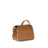 Zanellato Beige Calf Leather Bos Taurus Shoulder Bag