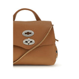 Zanellato Beige Calf Leather Bos Taurus Shoulder Bag