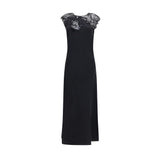 Ferragamo Black Silk Cocktail Dress