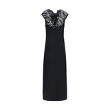 Ferragamo Black Silk Cocktail Dress