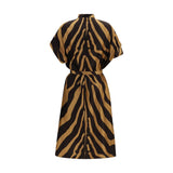 Ferragamo Multicolor Viscose Casual Dress