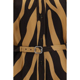 Ferragamo Multicolor Viscose Casual Dress