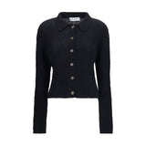 Our Legacy Black Alpaca Vicugna Pacos Polo Shirt