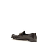 Gucci Brown Calf Leather Bos Taurus Slip-On Loafers