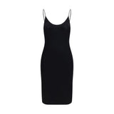 Saint Laurent Black Viscose Cocktail Dress