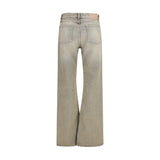 Our Legacy Gray Cotton Straight-Leg Jeans