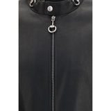 Gucci Black Calf Leather Bos Taurus Biker Jacket