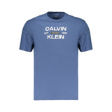 Calvin Klein Blue Cotton Men's T-Shirt